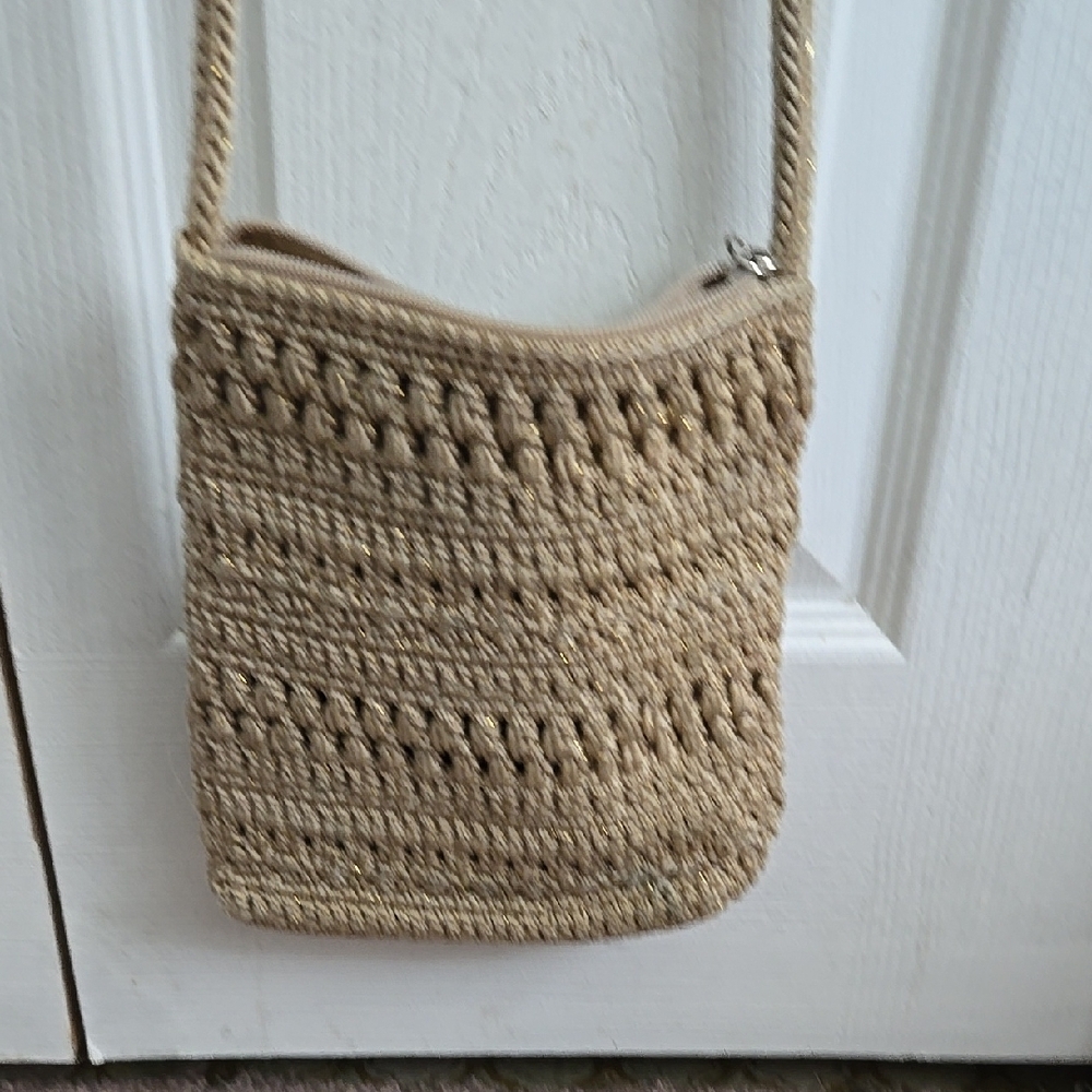 The Sak Tan Textured Crossbody Bag